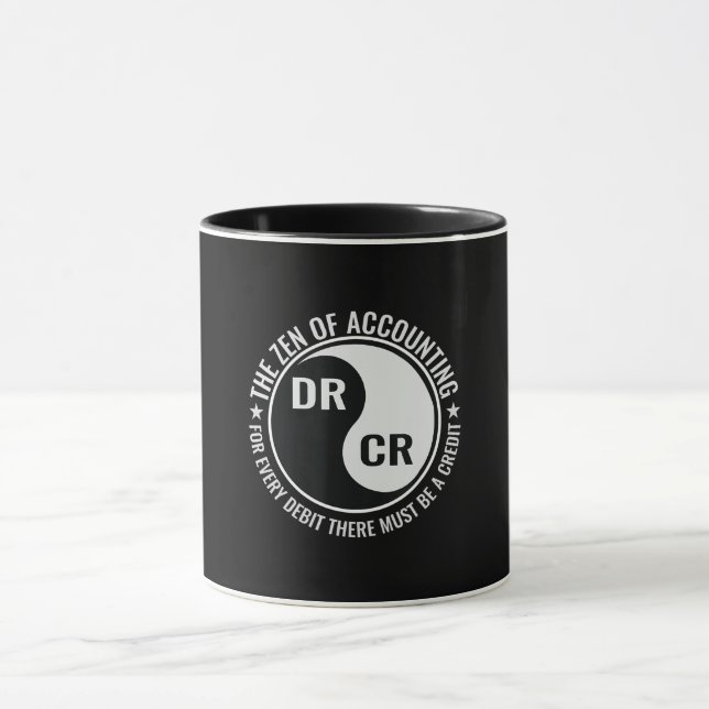 Zen Accounting Major Degree Funny Accountant Mug (Center)