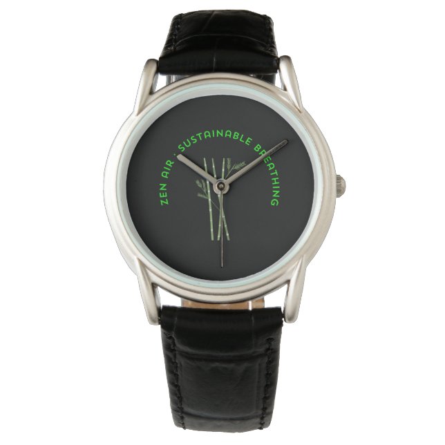 Zen Air: Sustainable Breathing Watch (Front)