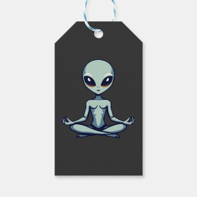 Zen Alien Gift Tags (Front)