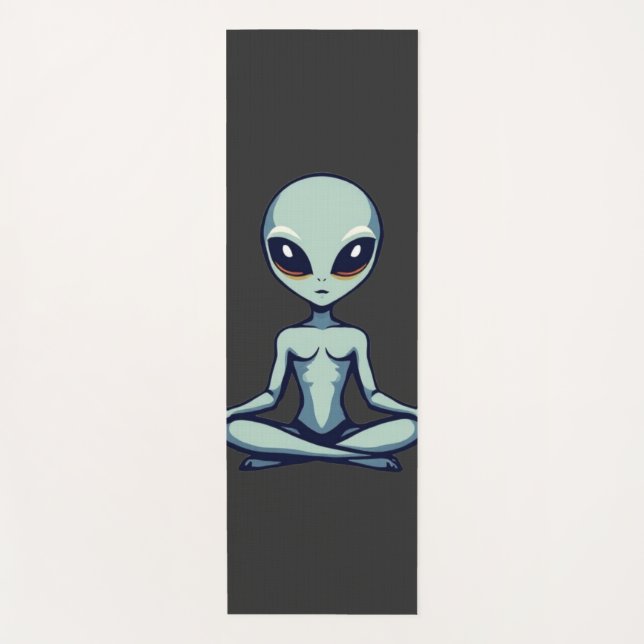 Zen Alien Yoga Mat (Front)