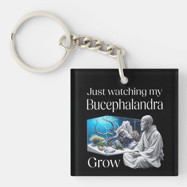 Zen and Bucephalandra – The Art of Aquascaping Key Ring (Front)
