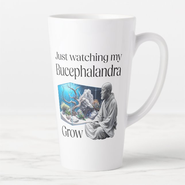 Zen and Bucephalandra – The Art of Aquascaping Latte Mug (Right)