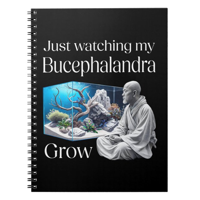 Zen and Bucephalandra – The Art of Aquascaping Notebook (Front)