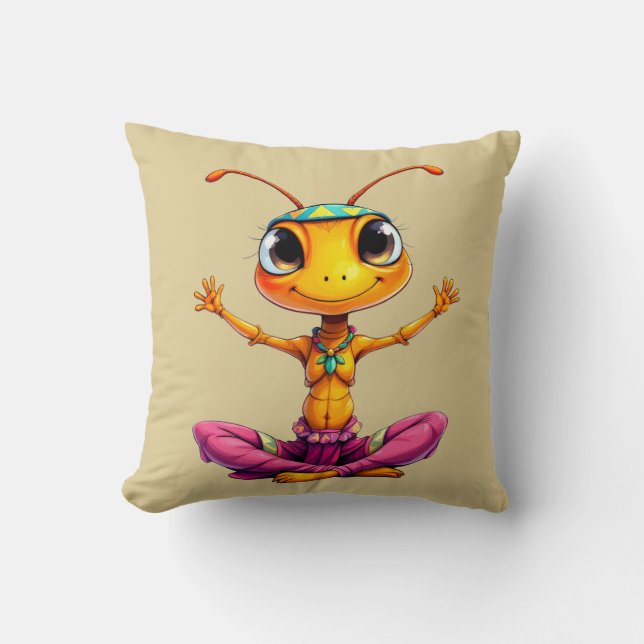 Zen Ants  Cushion (Front)