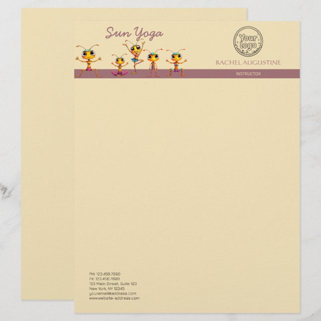 Zen Ants  Custom Letterhead (Front/Back)