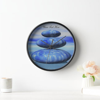 Zen Arctic Stones Balance Wall Clock