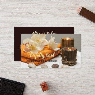 Zen Aromatherapy SPA Massage therapy Loyalty Card