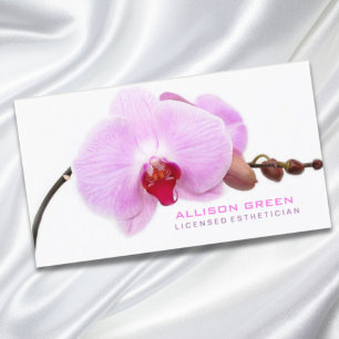 Zen Aromatherapy SPA Salon E S T H E T I C I A N Business Card