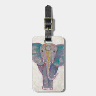 Zen Asian Elephant Luggage Tag