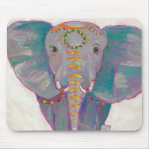 Zen Asian Elephant Mouse Mat