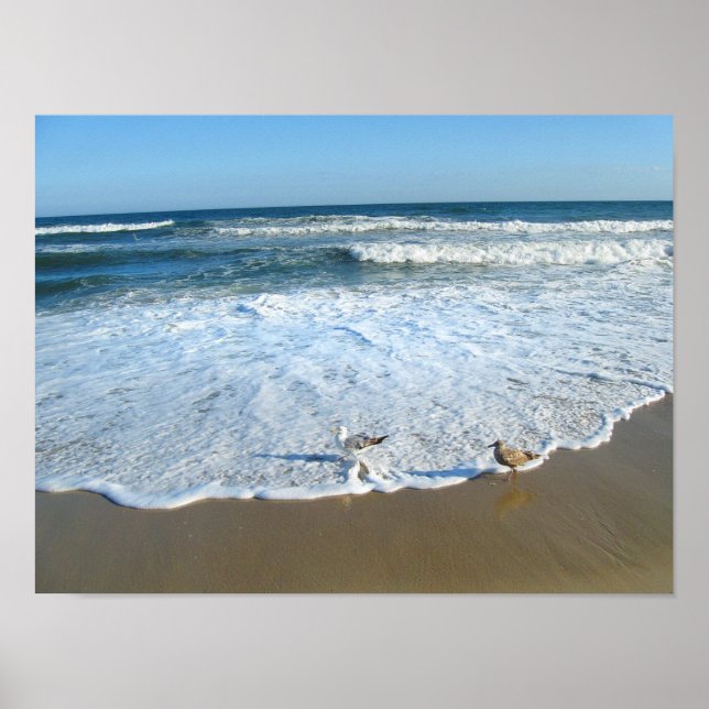 Zen at the Beach Poster (Front)