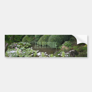 Zen Attitude Bumper sticker