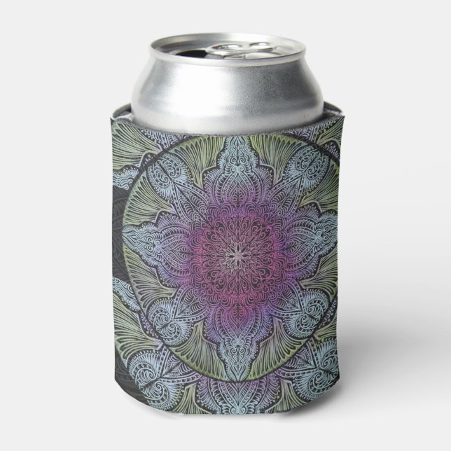 Zen Awakening, reiki, healing, chakra Can Cooler (Can Front)