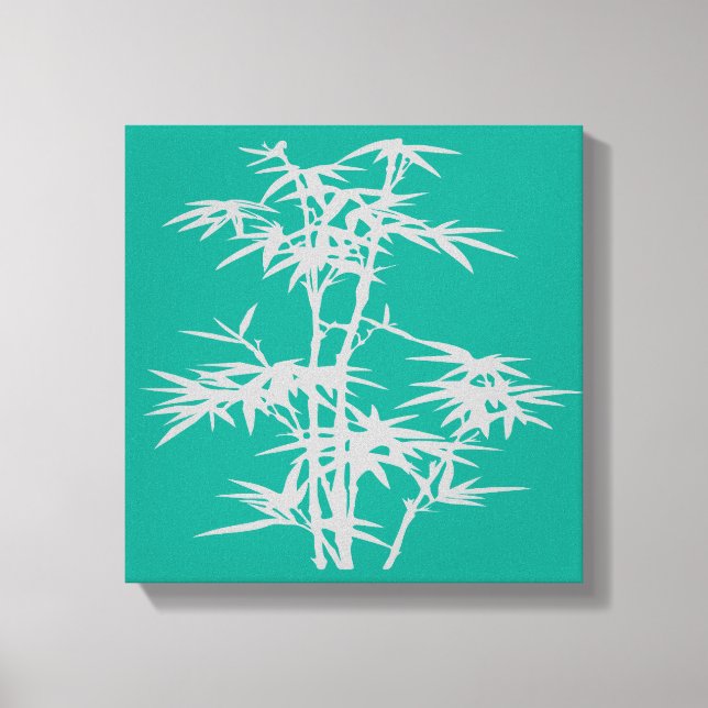 Zen bamboo Asian style bamboo art Canvas Print (Front)