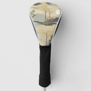Zen Bamboo Forest Botanical Pattern (4) Golf Head Cover