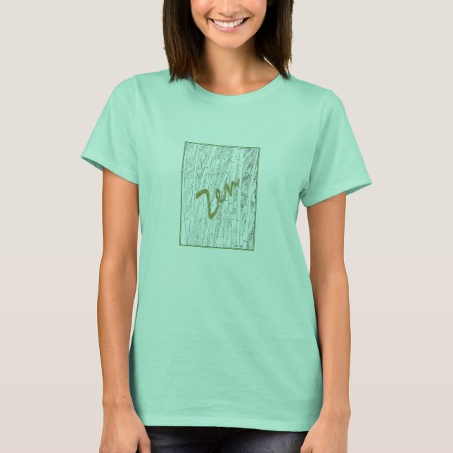 'Zen Bamboo'  Ladies' T-shirt (Front)