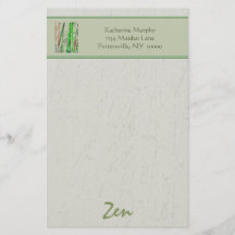 'Zen Bamboo'  Stationery