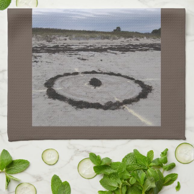 Zen Beach Kitchen Towel (Folded)