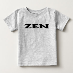 Zen black baby grey T-shirt