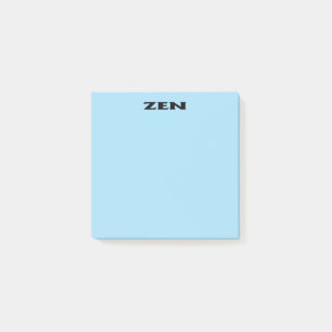 Zen black blue note pads