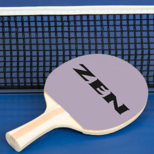Zen black gray ping pong paddle