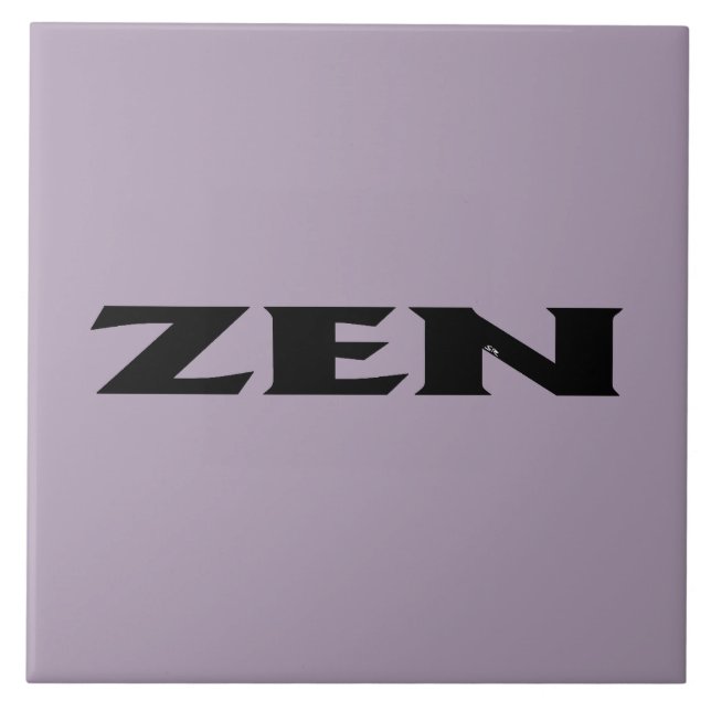 Zen black grey large tile (Front)