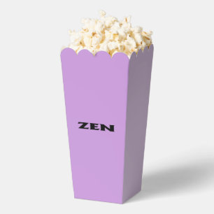 Zen black lilac popcorn boxes