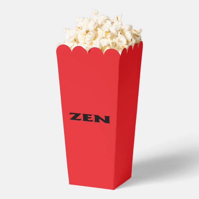 Zen black red popcorn boxes (Popped)