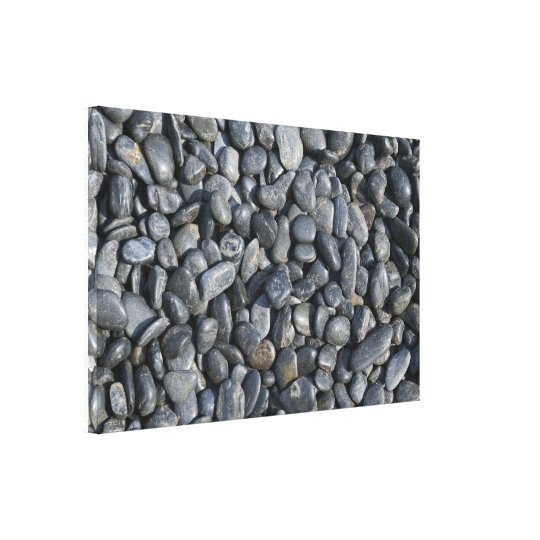 Zen Black Rocks Canvas Print