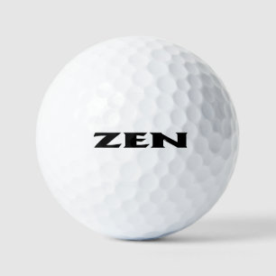 Zen black value golf balls 12 pk