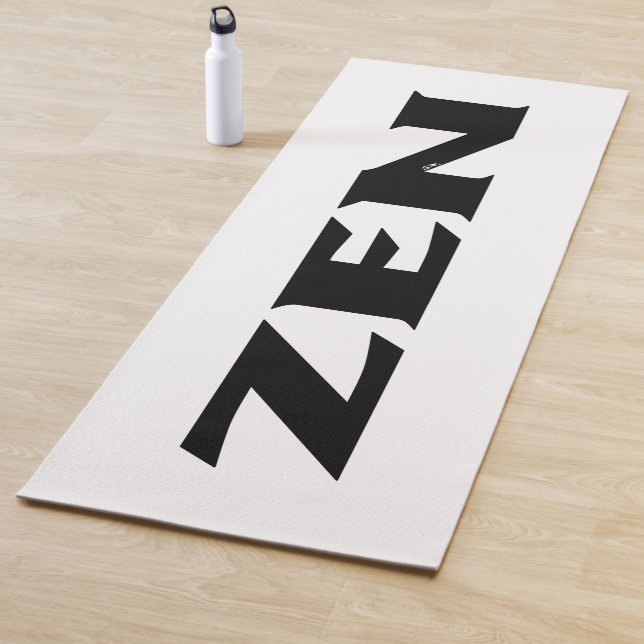 Zen black white exercise mat (In Situ)