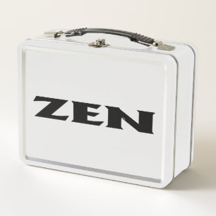 Zen black white lunchbox