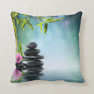 Zen bliss meditation peace yoga chakra namaste cushion