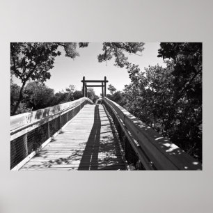 Zen Boardwalk Canvas Poster