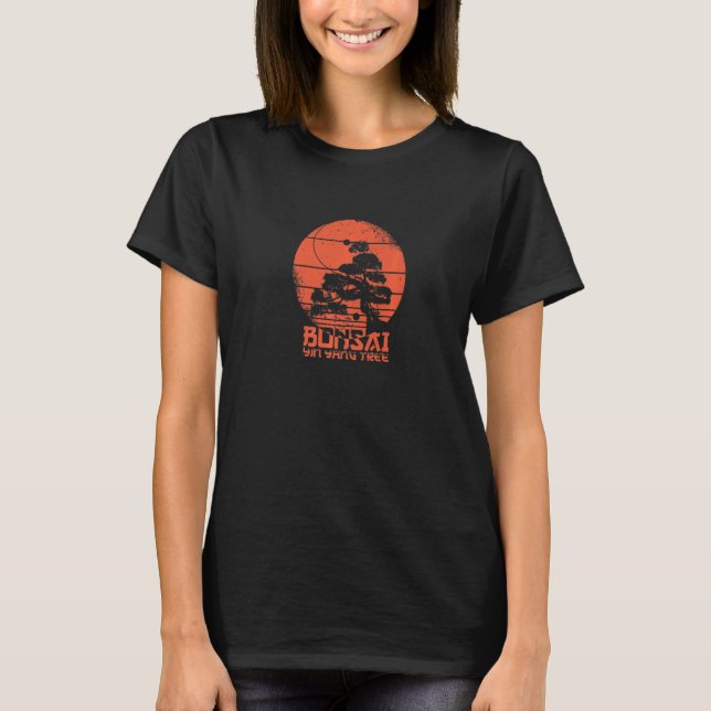 Zen Bonsai Tree Yin Yang Japan  1 T-Shirt (Front)
