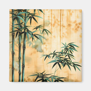 Zen Botanical Nature Bamboo Forest Magnet