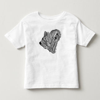 Zen Briard B/W Toddler Tee