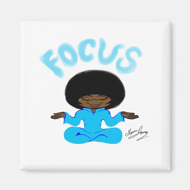 Zen-Brotha - Focus Magnet (Front)