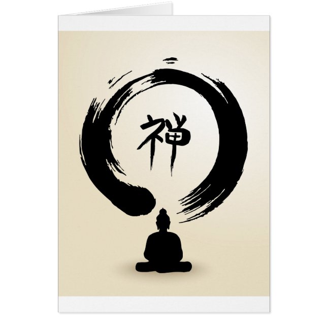Zen Buddha blank cards (Front)