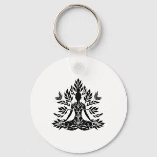 Zen Buddha Buddhist Spirituality Meditation Spirit Key Ring
