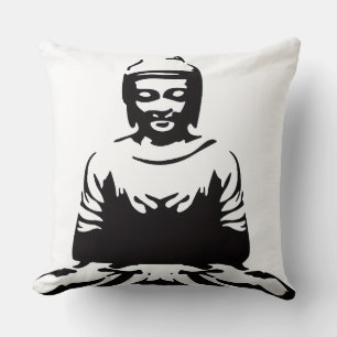 Zen Buddha Decorative Throw Pillow