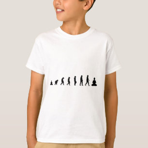 Zen Buddha Evolution Meditation Mindfulness Yoga - T-Shirt