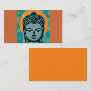 Zen Buddha Head  Business Card