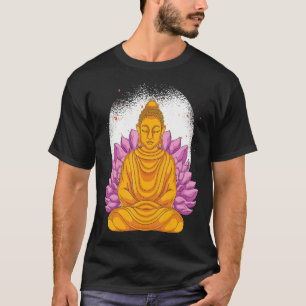 Zen Buddhism Buddhist Meditation Lotus Flower Blos T-Shirt