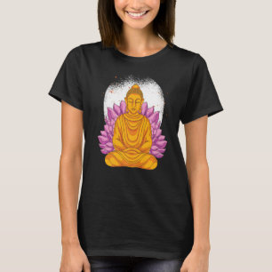 Zen Buddhism Buddhist Meditation Lotus Flower Blos T-Shirt