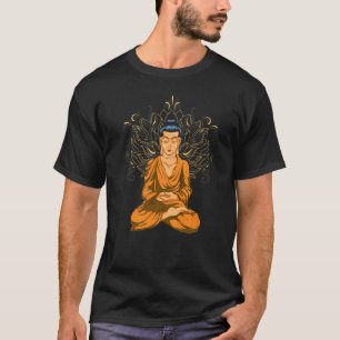 Zen Buddhism Lotus Flower Spiritual Buddhist Buddh T-Shirt