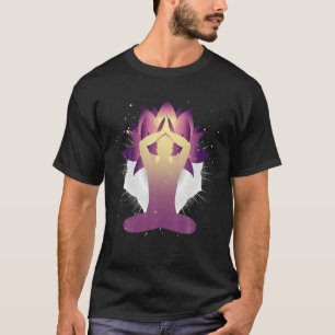 Zen Buddhism Lotus Flower Spiritual Yogi Mediation T-Shirt