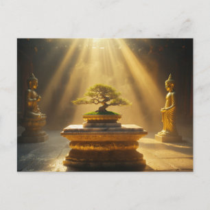 ZEN - BUDDHISM - MEDITATION POSTCARD