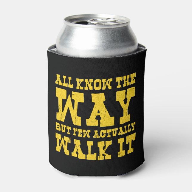 Zen Buddhism Spaghetti Western Style Can Cooler (Can Front)