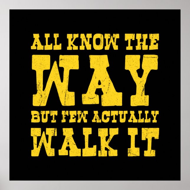 Zen Buddhism Spaghetti Western Style Poster (Front)